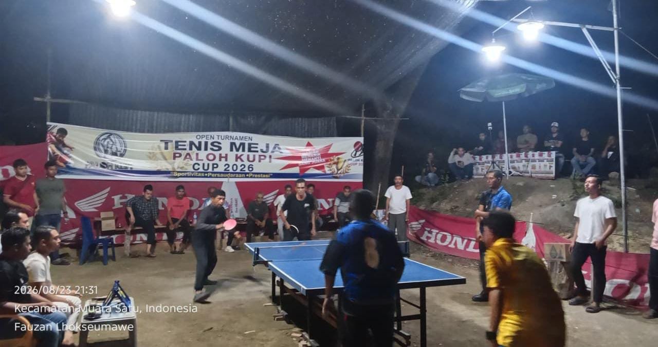 Turnamen Tenis Meja Ganda Putra " Semarak 81 Tahun Kemerdekaan RI "