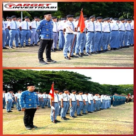 Talenta dan Nasionalisme Berpadu! Aksi SMA Kartika XIV-1 Unggul mengikuti Upacara Kemerdekaan RI Ke-81 Blang Padang