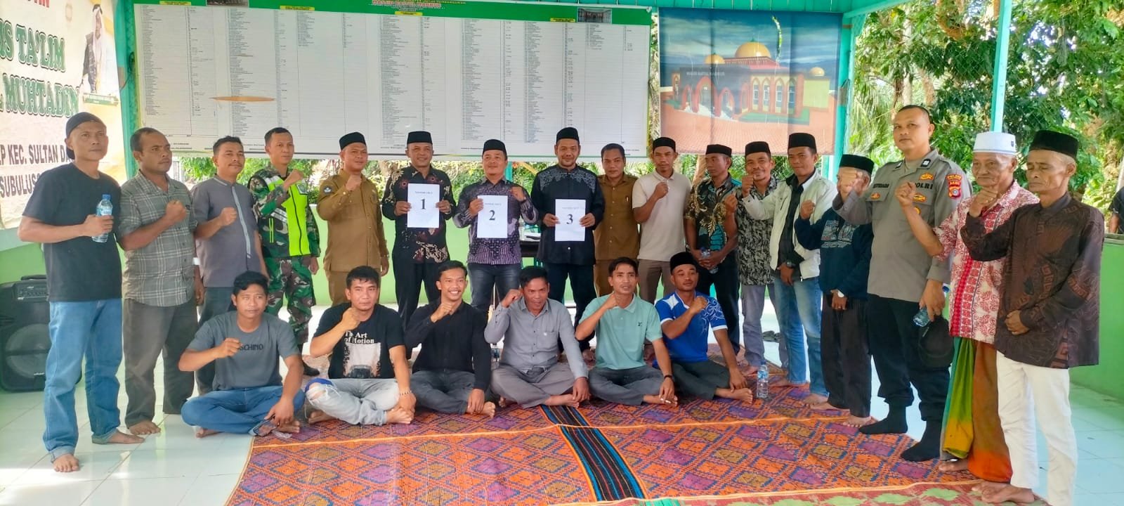 H-2 Pilkampong Pulo Kedep, PJ Geuchik Ust. Agustari Titip Pesan: Jaga Persatuan, Jangan Golput