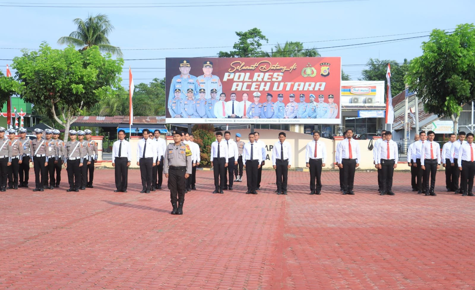 Mengenang Jejak Perjuangan, Polres Aceh Utara Gelar Upacara Hari Juang Polri
