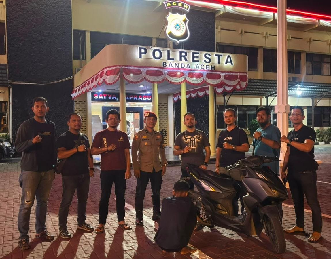 Kasatreskrim Dizha : *“ Korban sebelumnya berkenalan dengan pelaku melalui media sosial Instagram dan motor akan dijual di Aceh Timur”*