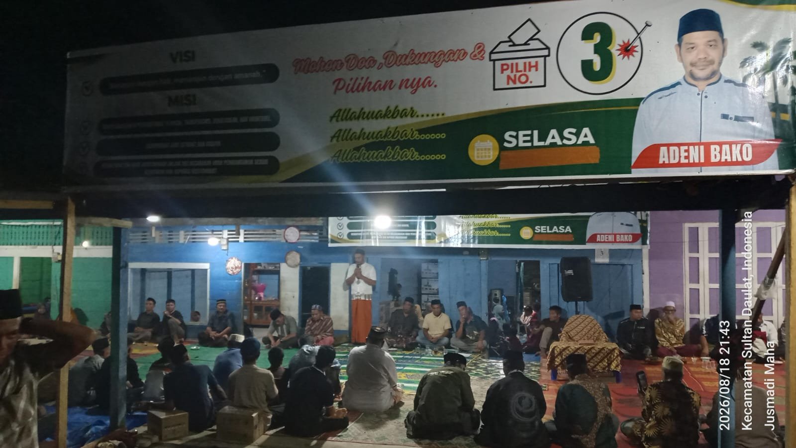 Kampanye Dialogis, Warga Pulo Kedep Siap Menangkan Adeni Bako Nomor Urut 3