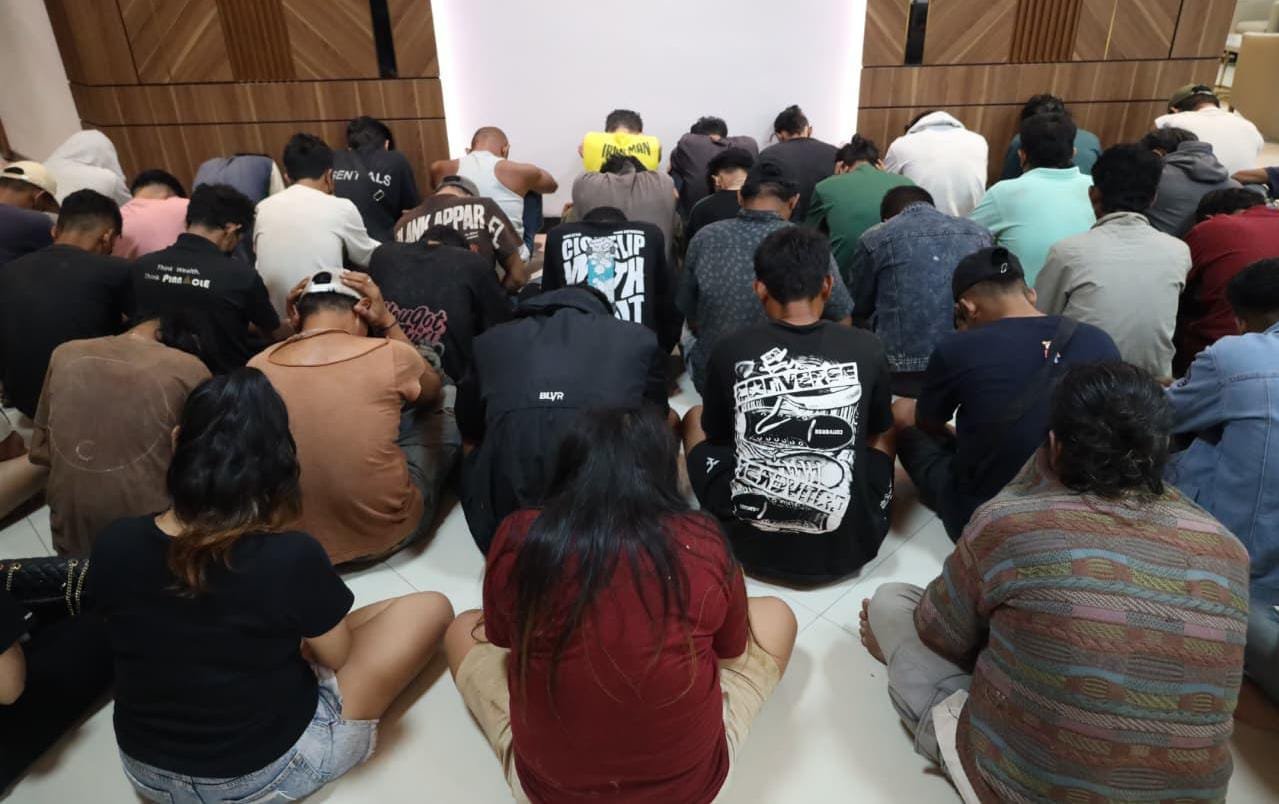 Hasil KRYD Kampung Madani 108 Orang Positif Tes Urin Polda Kepri Siapkan Asesmen dan Rehabilitasi